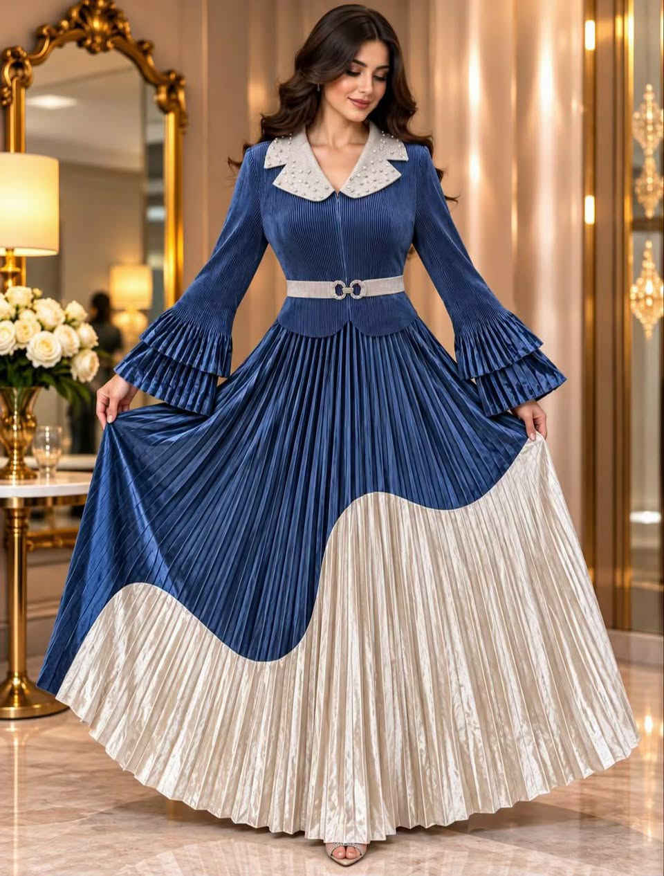 فستان كويتي • بيت وطلعة • مقاسات L-3XL
