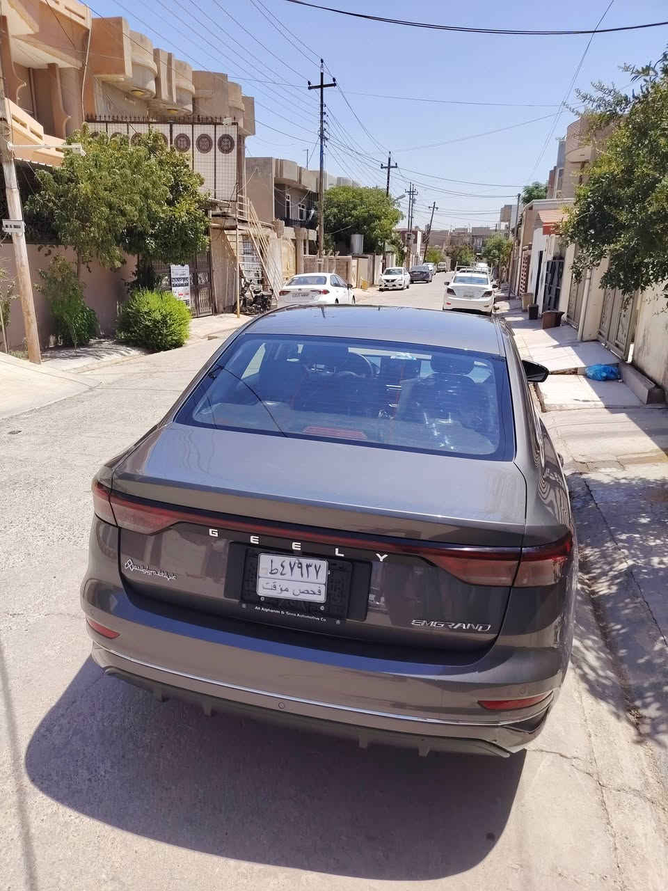 جيلي امكراند موديل  ٢٤
فول مواصفات تحكم ستيرن مثبت سرعه فتحه سقف بصمه اوتو هولد فحص موقت تترقم كركوك ومناطق الجنوبيه فقط كير محرك شرط ضررها بونيد وتعديل بارد بالجاملغ السايق سيارة اقتصادية تمشيك بالتفويله 700 كيلو للتواصل 
***********
***********
مكاني كركوك //السعر 98 وبي مجال
