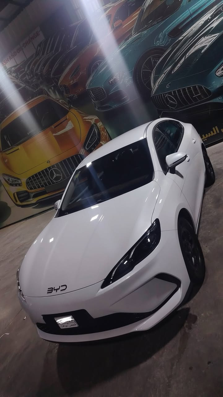 للبيع byd سيل5 - 2025- مكفوله عدا رصعه بلباب مواضحه بالصور * 
ماشيه 6 الف - رقم  فحص مؤقت ***
20.400 - 130$ بيها مجال بسيط *
مكاني نجف حي الامير 
اتصال ***********
او مراوس ب byd Qin L فول فقط **
