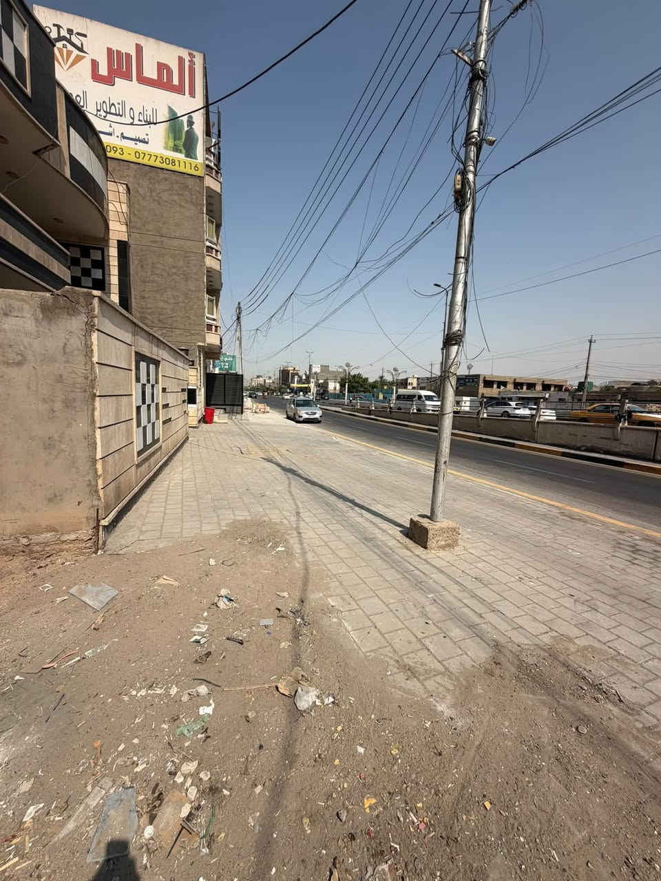 💸للبيع قطعه ارض المساحه( 50) متر
📍الموقع -حي البنوك -( المدراء ) محله 319 
🚦 شارع 15.  مع رصيف 4 م مقابل الجسر مباشر

📐المساحه الكليه ( 50 ) متر 

➡️الواجهه.        5 متر
↔️النزال.           10 متر

((  جاهزه للبناء  📍موقع مميز جدا ))

💥السالم للعقار 💥
🚪بغداد حي البنوك شارع الكنيسه 

📞للاستفسار: *********** 📞

المكتب مجاز رسمياً من قبل غرفة تجاره بغداد
ووكيل منصة عقاري- استثمر بأمان 
نستقبل جميع عروضكم السكنيه والتجارية

