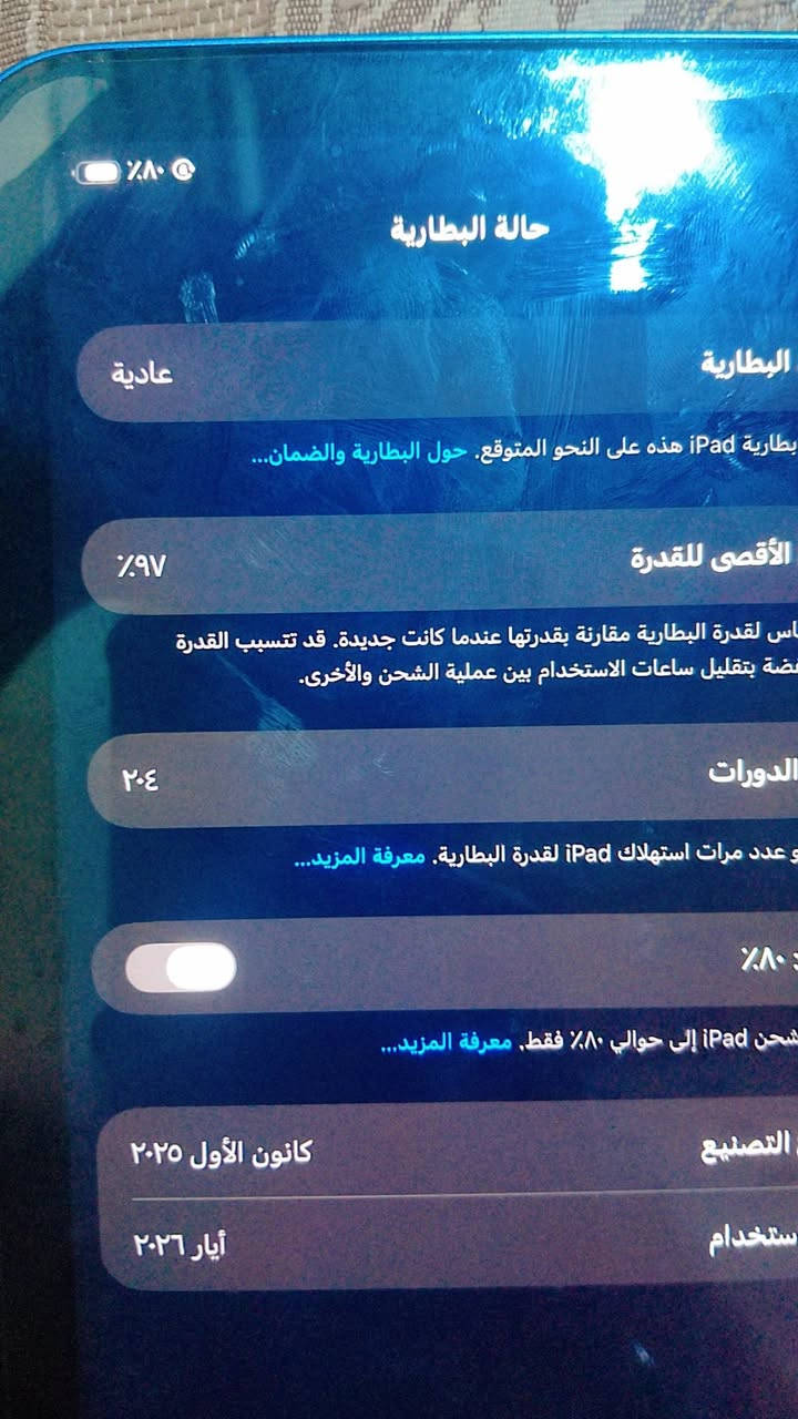 آيباد ١١ • نضيف ٩٥٪ • بطارية ٩٧٪