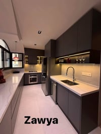 احد تصميم و تنفيذ شركة زاوية  عملنا  مطبخ HDF والMDF  ✨ شركة زاوية للد...