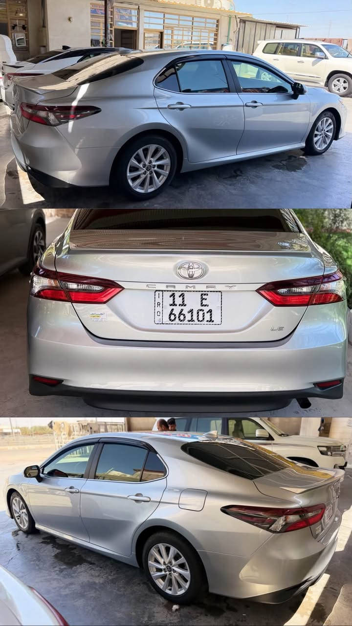 كامري - camry 2024 
فئة LE بلس وارد امريكي محرك 2500 الون رصاصي فاتح 
رقم بغداد مميز بأسمي 
ماشية 70.000 KM 
كشنات و دواخل السياره بالون الاحمر 
تحكمات استيرن بصمة تشغيل لايت زنون رادار امامي و رادرات جانبيه اشاير بالمري شاشه ابل كار بلي و اندرويد اوتو كامره سبير وعدة جدد شركة خلفيه تايرات دسكات جدد الحدادية و كل تفاصيل السياره على وضع الشركة السياره جديدة جداً ...
~ تبديل جاملغ امامي جهة الصدر  و كلير  بالتكمه و بالباب صور السياره و السونار و التقارير من امريكا موجود ...
السعر 200 وبيه مجال بسيط للبيع فقط
***********
***********
