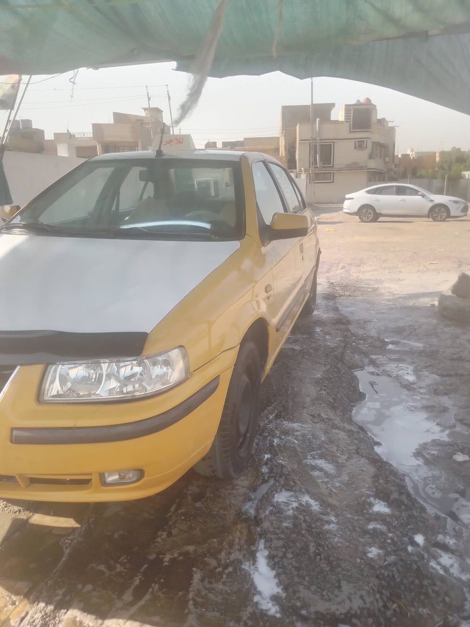 سلام عليكم سمند12مكفولة من الضربة وصبغ مكينةوكيروصدربجيس تايرات جدددهيئة مصفرة *********** السعر 35
