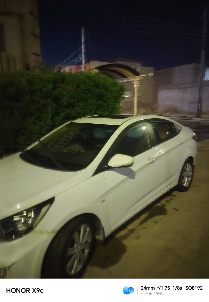 السلام عليكم ورحمة الله وبركاته سياره اكسنت مضلع ١٣ خليجي فول كير محرك شرط النضافه يعوزها بوليش و وصبغ دعاميات جدام العين داخل ورده شرط *********** تحويل ثاني يوم بسمي سعر ١٠٥ بيها مجال جيتك خوان لاحد يكسر بحلال ميعجبك اعبر منشور (موصل) بلا ضرر

نص مكتوب في الصور:
- HONOR X9c 34mm f/1.75 1/536s ISO100 ١٧:٣١ ١٤٠٢/٠٩/٢٠
- HONOR X9c 24mm f/1.75 1/8s ISO8192 ٢٠٢٦/٠٩/١١ ٠٠:٣٢
- HONOR X9c
- 72mm f/1.75 1/33s ISO228
- 19:01 ٢٤/٠٨/٢٠٢٦
- HONOR X9c 24mm f/1.75 1/25s ISO1772 ١٨:٣٦ ١٤٠٢/٠٩/٢٠٢٦