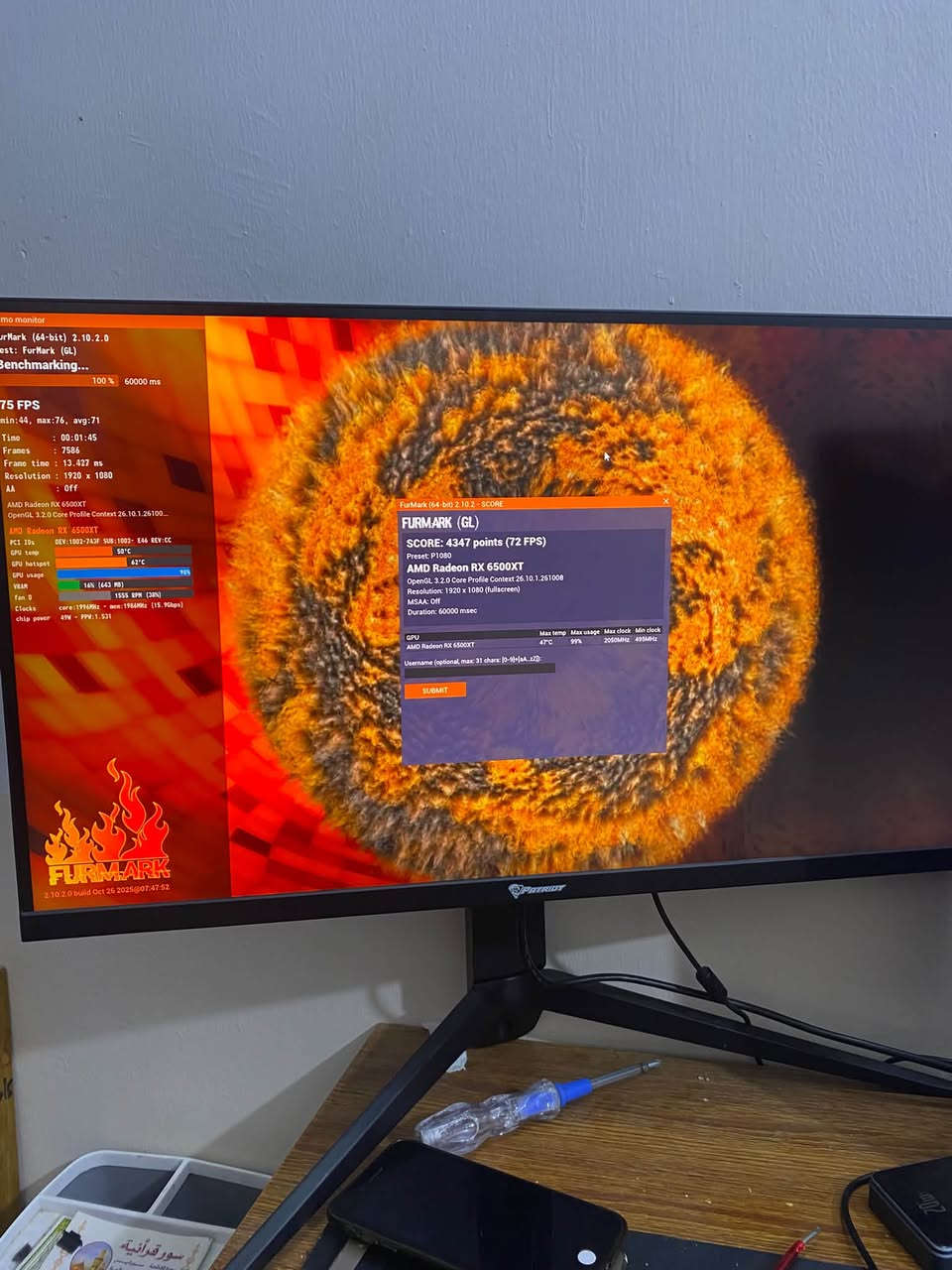 RX6500XT • جديد • مفحوص