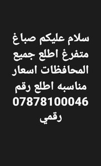 صباغ • متفرغ • جميع المحافظات