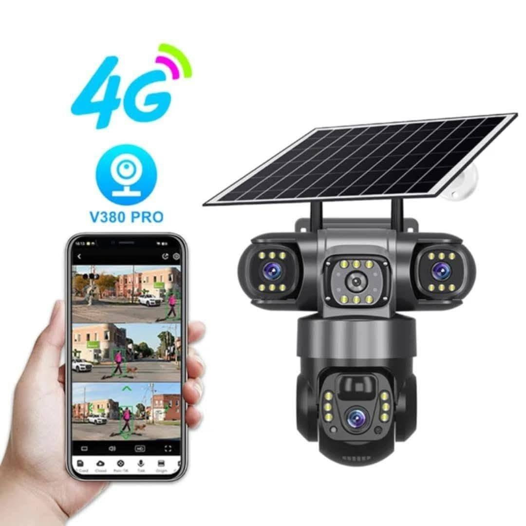كاميرا 4G • 360 درجة • طاقة شمسية