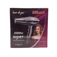 ✨ شعر ناشف ومصفف بسرعة مع مجفف Bihart الاحترافي! قدرة 2000 واط لتجفيف ...