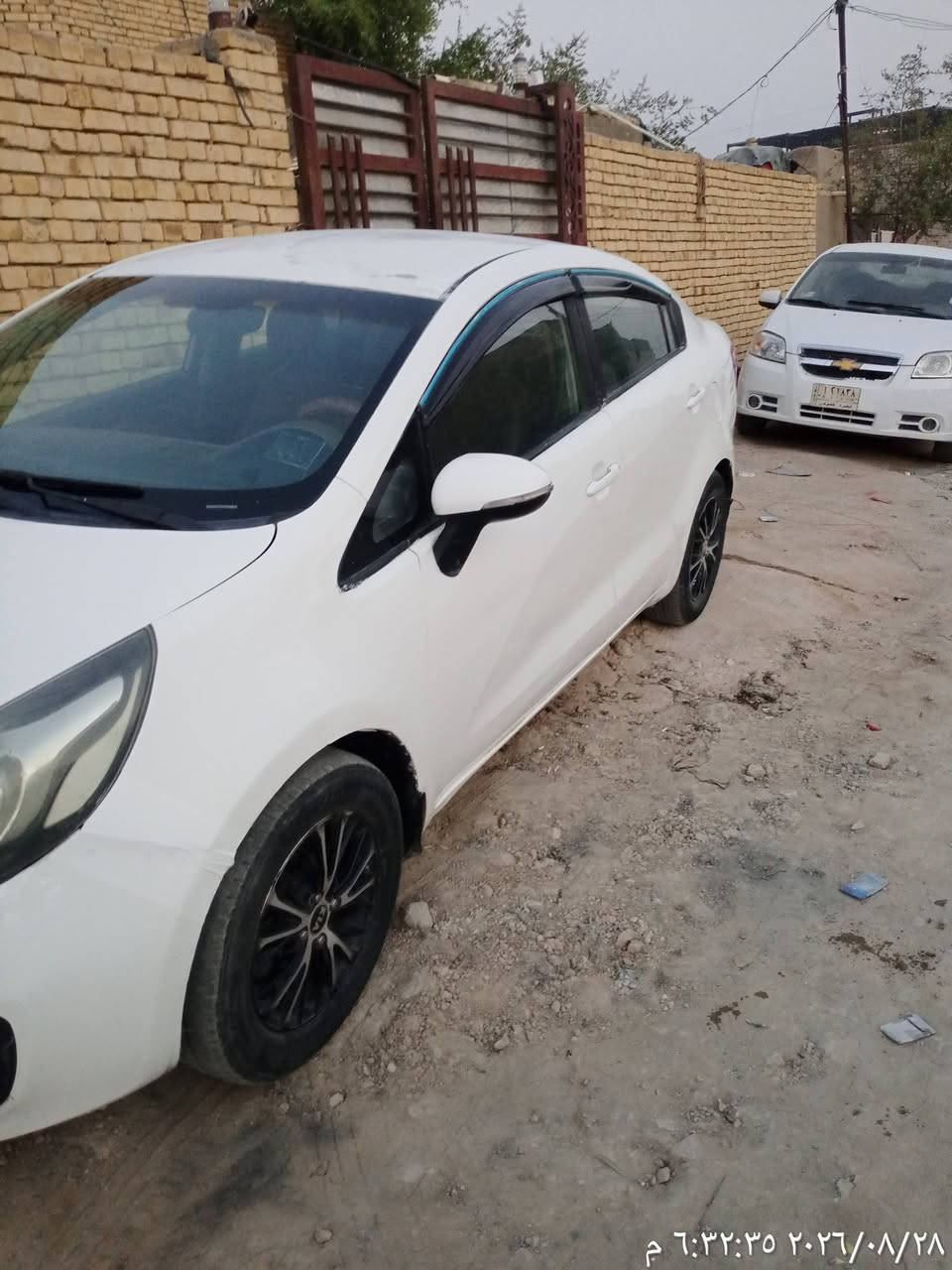 السلام عليكم 
كيا ريو 2012خليجية محرك 1600 محرك وكير توني شادهن حاوية بلكارتون سيارة حدادية جديدة رقم بصرة بيها صبغ حزام السعر 60 الهاتف ***********
