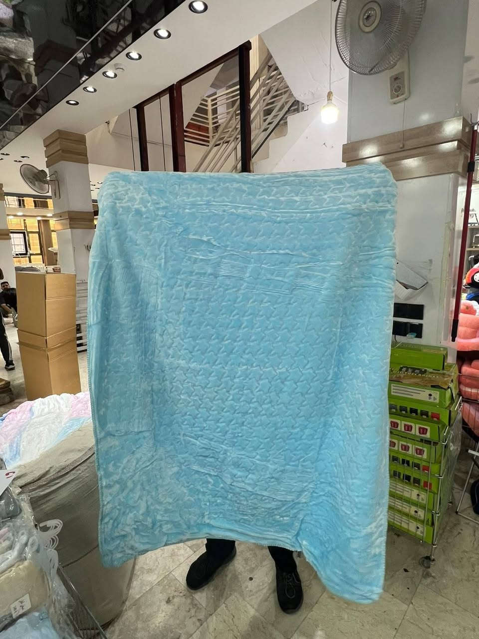 بطانية طفل حجم ساده حجم كبير 
مجمع بيت الطفل لكافة مستلزمات الأطفال وملابس الأطفال وحديثي الولاده بابل المسيب شارع البلديه مقابل عوينات المسيب مجاور صلاح المصور او الاتصال على الرقم 
***********
