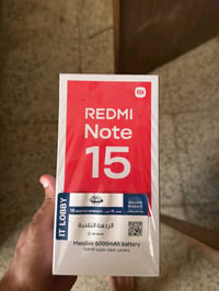 ريدمي نوت 15 • بطارية ٦٥٠٠ • بضمان