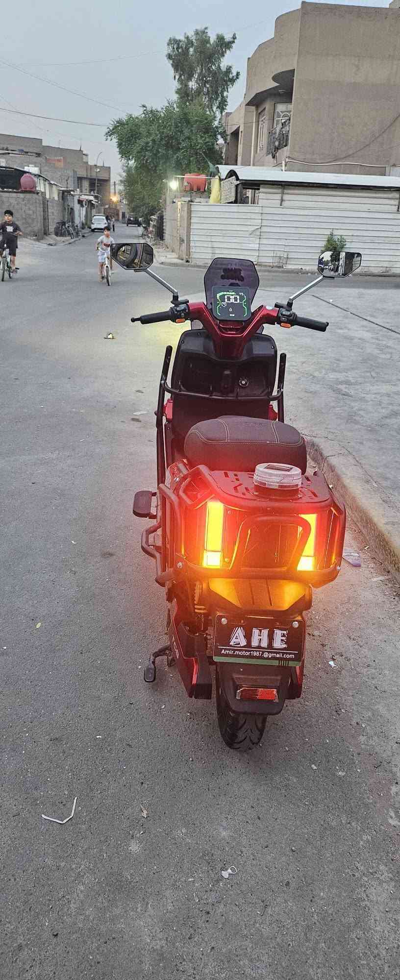 صاعقة ٢٠٢٦ • دراجة شحن • ٦ بطاريات ٤٥ أمبير