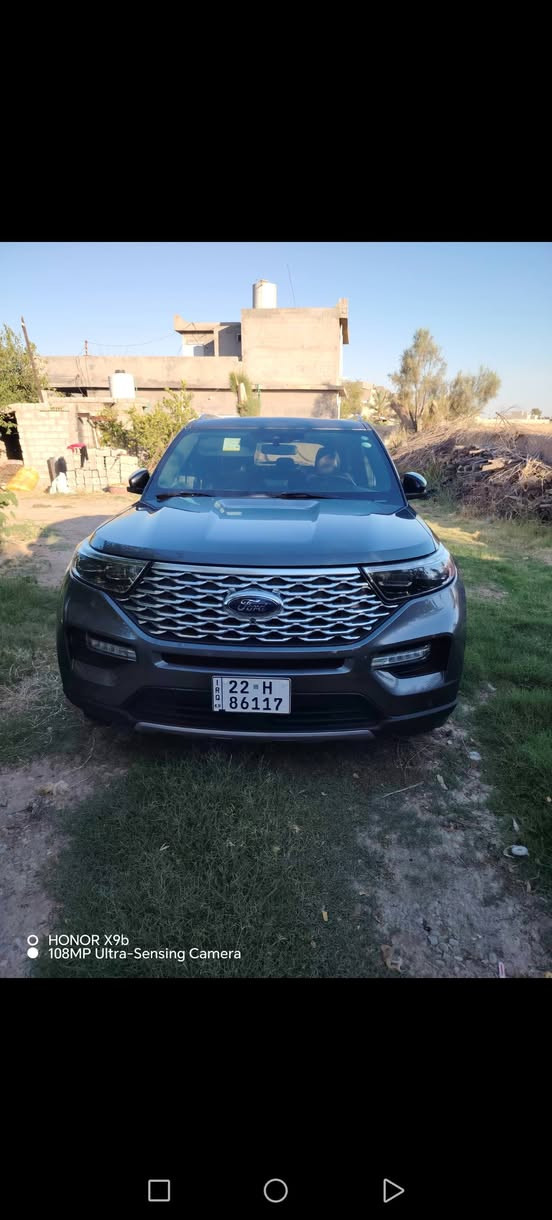 فورد اكسبلورر  بلاتينيوم موديل 2021 رقم اربيل لحد 2031 دولي جديد 
ماشية 49 مايل
6 سلندر توين تيربو نظام ايكو اقتصادي 
مواصفات رادارات خلفية امامية 360 درجة
جميع الابواب بصمة
حجم الاطارات 21 بريطاني
بانوراما على طول السيارة
باب الجنطة بصمة
كشنات جلد ومساج وتبريد وتدفئة
ذاكرة مقعد السائق بثلاث وضعيات
كير ماوس وكير عادي
عشرة انظمة قيادة
اللون نفطي لمرغوب
اضاءة اوتوماتيك زنون
تحديد مسار
قيادة ذاتية
وبعد هواي مواصفات بالفور معروفة
#السعر 233 وبيهة مجال
*********** واتس اب ☎️☎️
شرط التحويل

