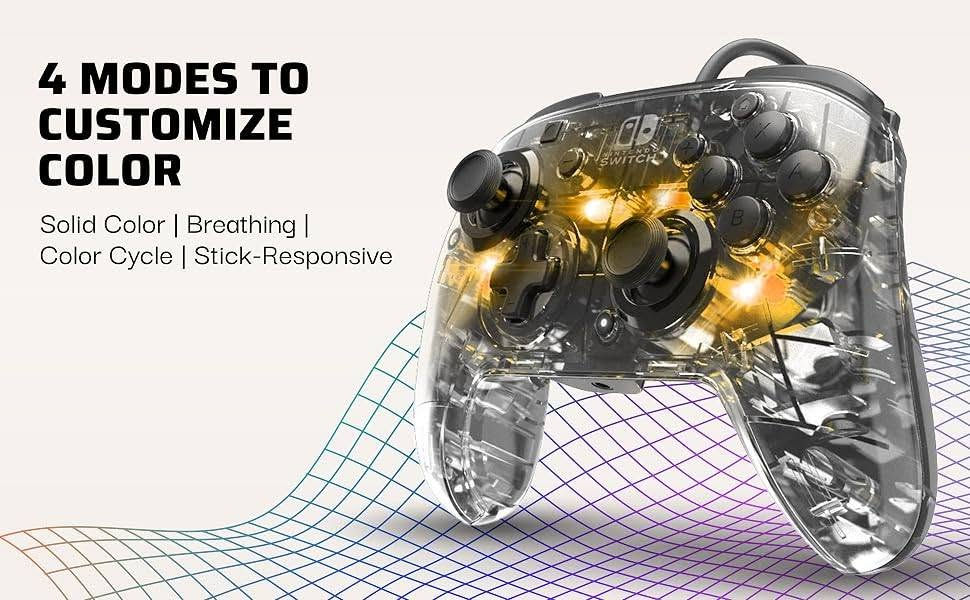 يد تحكم احترافية وممتازة جداً بحالة النظافة التامة مخصصة لجهاز Nintendo Switch وتعمل بكفاءة عالية على أجهزة الكمبيوتر (PC) والمحاكيات. تتميز بتصميم شفاف أنيق يظهر الدوائر الداخلية مع إضاءة RGB ملونة ورائعة.
أبرز المميزات والوظائف:
أزرار خلفية إضافية (Back Buttons): تحتوي على زرين قابلين للبرمجة في الجهة الخلفية (أسفل اليد) لتسهيل التحكم في ألعاب المنظور الأول والقتال دون الحاجة لرفع أصابعك عن العصا.
كابل قابل للفصل : تتصل عن طرق كيبل كلاكسي (مايكرو usb)
منفذ صوت 3.5mm: يدعم توصيل السماعات مباشرة باليد للاستماع للعبة والتحدث في المحادثات الصوتية أثناء اللعب على السويتش.
إضاءة RGB LED متطورة: يمكنك تغيير ألوان الإضاءة وأنماطها وتعديل السطوع حسب رغبتك.
استجابة فائقة بدون درفت: عصا التحكم (Analog) والأزرار تعمل بدقة 100% وبدون أي مشاكل تقنية.
توافق متعدد: تعمل مباشرة على جهاز Nintendo Switch وتتصل بالكمبيوتر PC عبر برامج مثل Steam أو BetterJoy لتشغيل ألعاب مثل Fortnite وGTA وغيرها.
الحالة: نظيفة جداً وخالية من أي عيوب، جاهزة للاستخدام الفوري ومجربة بالكامل
___________________________________
السعر: 25 الف دينار عراقي 
للتواصل عن طريق الخاص 
او عن طريق واتساب: ***********

نص مكتوب في الصور:
- PADDLE-STYLE BACK BUTTONS
- Re-map buttons for faster reactions
- 4 MODES TO CUSTOMIZE COLOR
- Solid Color | Breathing |
- Color Cycle | Stick-Responsive