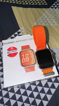 ساعة للبيع HUAWEI WATCH FIT 5 PRO  استعمال اسبوع واحد الله شاهد  السعر...