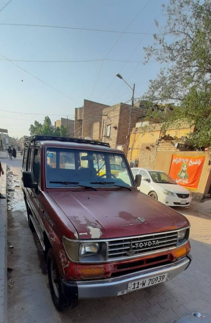 السلام عليكم   لاند كروز ابرادو  موديل 91 مكينة ملكة كير عادي رقم انكليزي تحويل ثاني يوم بسمي مكاني بغداد مدينت الصدر السعر 50 رقم الهاتف  ***********
