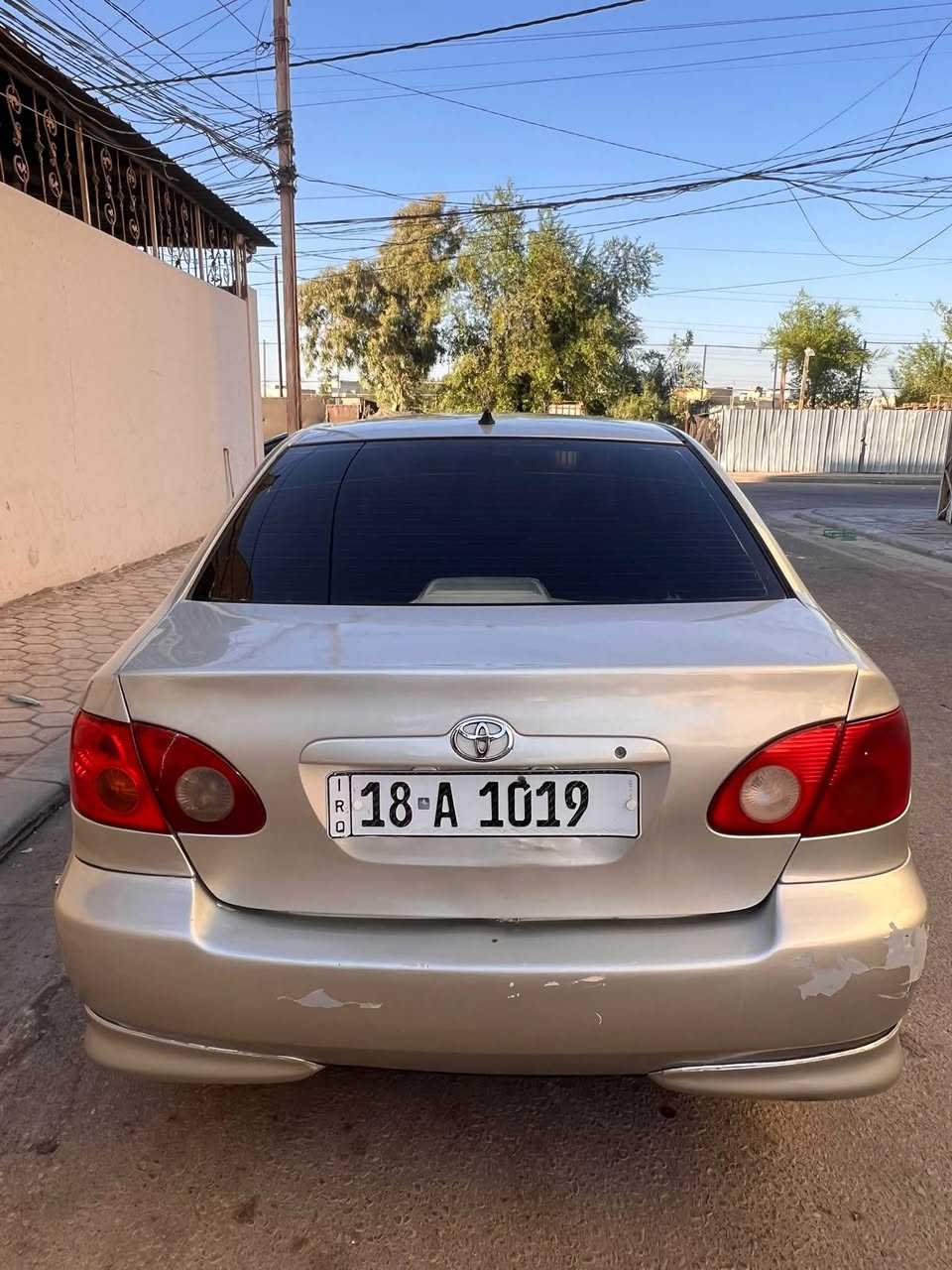 السلام عليكم 
سيارة كورلا نحله 
موديل ٢٠٠٤ وارد امريكي 
سيارة جاهزه كير محرك تبريد حدادية 
رقم دولي مشروع وطني بأسمي 
ثاني يوم اريد مداور
سنويه لل٢٠٢٨ تنتهي 
السعر/ 78$  وبيها مجال بسيط 

مكاني بالنجف الاشرف
