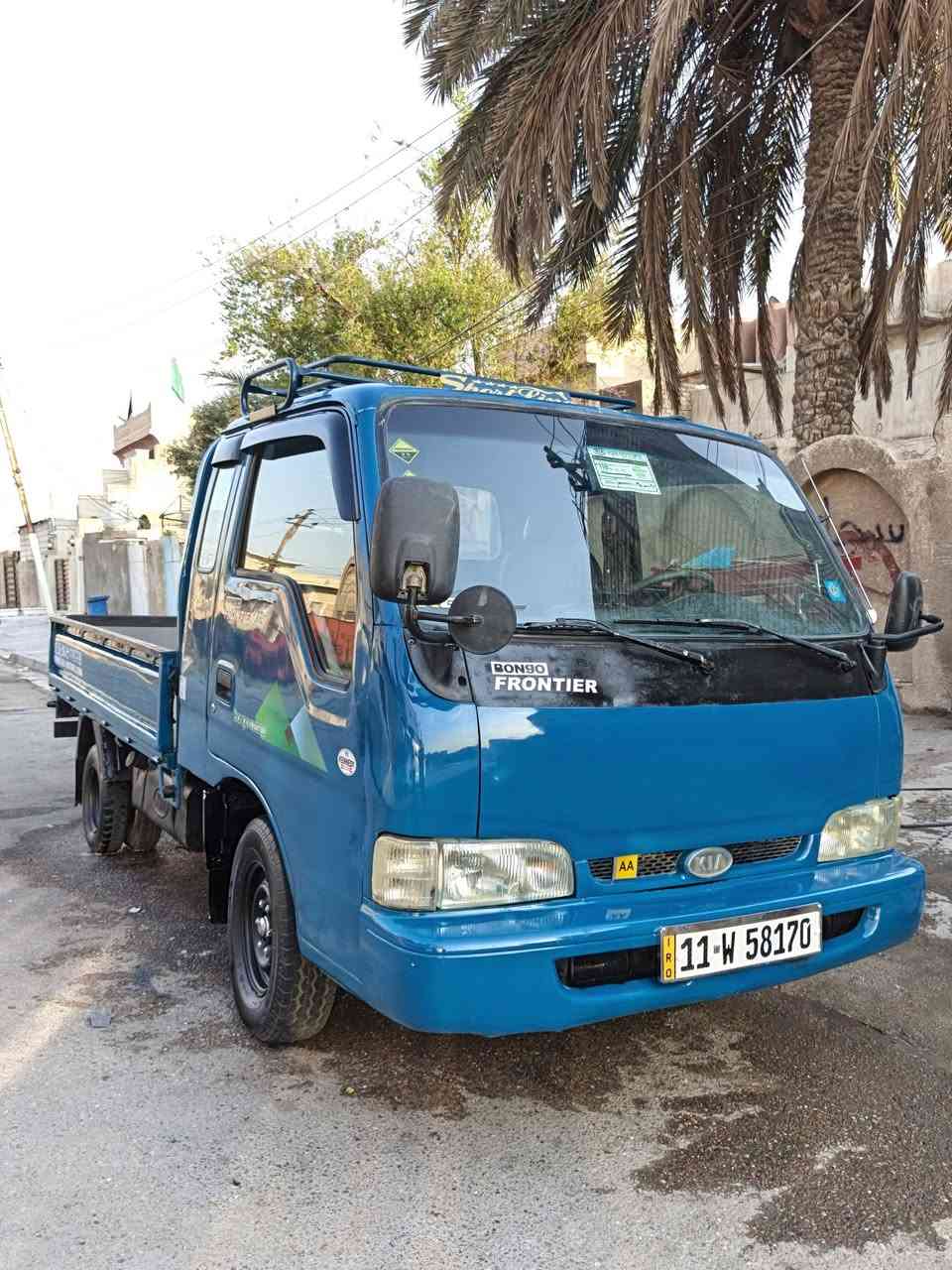 كيا  فونتيره  موديل  1997  رقم  بغداد  ألماني  مشروع  وطني  إنكليزي  بسمي  سنويه  2027   تحويل  ثاني  يوم  مكفولة  من  الضربه  فقط  مكانات  صبغ  كير  محرك  اكسن  شاصي  كفاله  تخم  تاير  جديد  حداده  جديده  كهربائيات  كلها  شغاله         السيارة  جاهزة  
السعر 62           العنوان بغداد  
الهاتف *********** .
