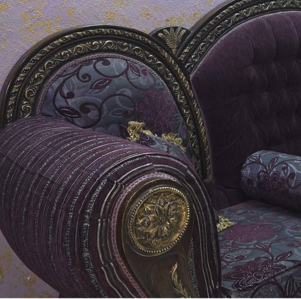 قنفات نقش سوري • ٩مقاعد • زولية ٣×٢