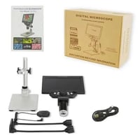 صندوق مجهر رقمي إلكتروني (Digital Microscope) مزود بشاشة LCD بحجم 7 إن...