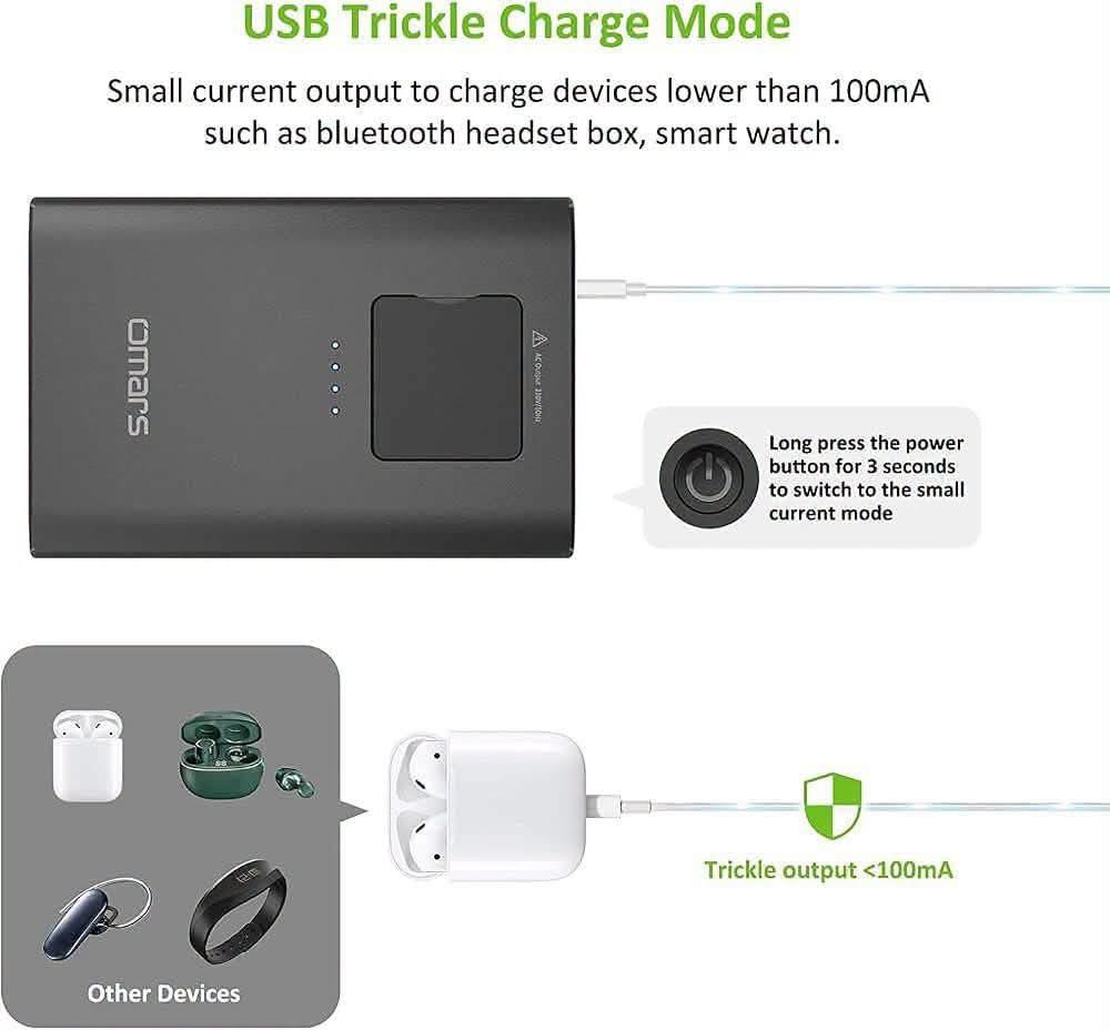 بور بنك ومخرج كهرباء الحجز خاص او واتساب ***********

نص مكتوب في الصور:
- 90W AC & 18W PD & USB A CHARGING Compatible with most AC based devices and USB devices, more than a power bank Do not charge device more than 90W with AC outlet
- VERSATILE POWER STATION LED Power Status Display AC Outlet 230V 50Hz 90W USB USB A Output 5V 4.2A 21W (2.4A Max Per Port) Type C Input/ Output Port PD 18W Power Button AC AC Output Button with LED Indicator Light
- 24000MAH 88.8WH HIGH CAPACITY
- Camera
- 15 times
- Tablets
- 1-2 times
- Smartphones
- 4-9 times
- USB light
- 20 hours
- Drone
- 1+ times
- Laptop 45W
- 1 time
- USB Trickle Charge Mode Small current output to charge devices lower than 100mA such as bluetooth headset box, smart watch. Long press the power button for 3 seconds to switch to the small current mode Other Devices Trickle output <100mA
- TAKE YOUR WHOLE OFFICE ON THE GO
- Charge 3 devices at the same time
- Charge iphone 12 up to 50%
- in 30 minutes
- AUTOMATIC SECURITY PROTECTION, NO HARM TO YOUR DEVICES Overcurrent Protection Short Circuit Protection Temperature Protection OverDischarge Protection