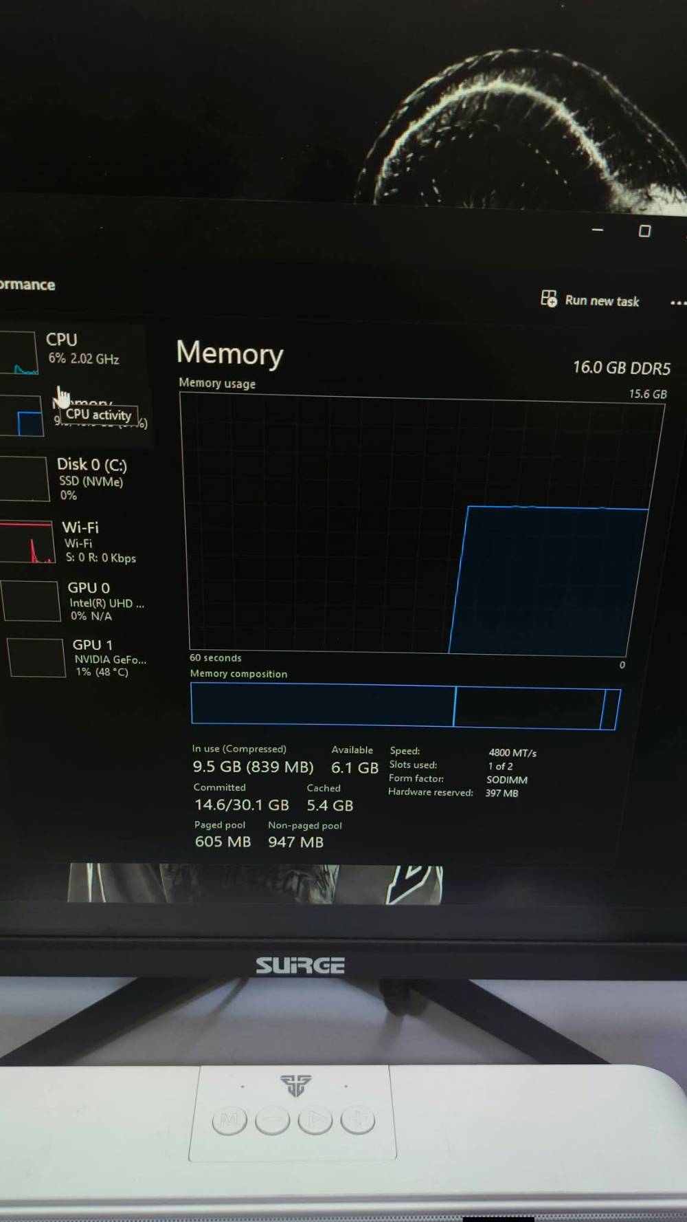 ASUS TUF F16 • i5-13450HX • RTX 5060 8GB