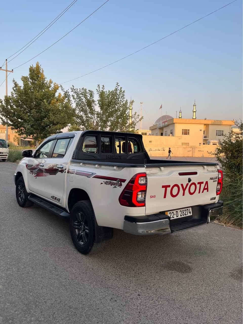 تۆیۆتا هايلۆکس مەرزیە 
شەریکە جیهان 
2022 
72,000 km رۆشتییە 
بێ بۆیاغ بێ لێدران زۆر خاوێن و پاک ماوەتەوە 
دینار مەسروفی نیە 
فول مواصفات  گێرئۆتۆماتیک - بەسمە - کامێرە - گوشین هیتەر - شەحن وایەرليس - شاشە گەورە 

هەموو قالبی بە شەرت 

315$ مەجال 

***********📞
0️⃣7️⃣5️⃣0️⃣3️⃣4️⃣7️⃣1️⃣3️⃣7️⃣0️⃣ شقلاوة, أربيل
