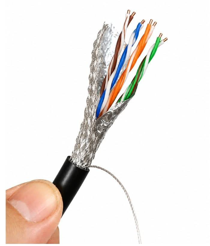 كيبل CAT6 • نحاس 23AWG • خارجي SFTP