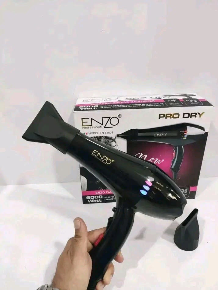 💨🔥 شسور ENZO  الاحترافي 🔥💨
✅ محرك قوي يمنح تدفق هواء سريع للتجفيف
✅ درجات حرارة متعددة (حار / دافئ / بارد)
✅ مناسب لتجفيف وتصفيف الشعر
✅ تصميم خفيف ومريح للاستخدام اليومي
✅ سلك طويل لسهولة الحركة أثناء الاستخدام
✅ مناسب للبيت وصالونات الحلاقة
🚚 توصيل إلى جميع محافظات العراق
💰 السعر: 25,000 دينار عراقي فقط
📲 للطلب والاستفسار:
***********
