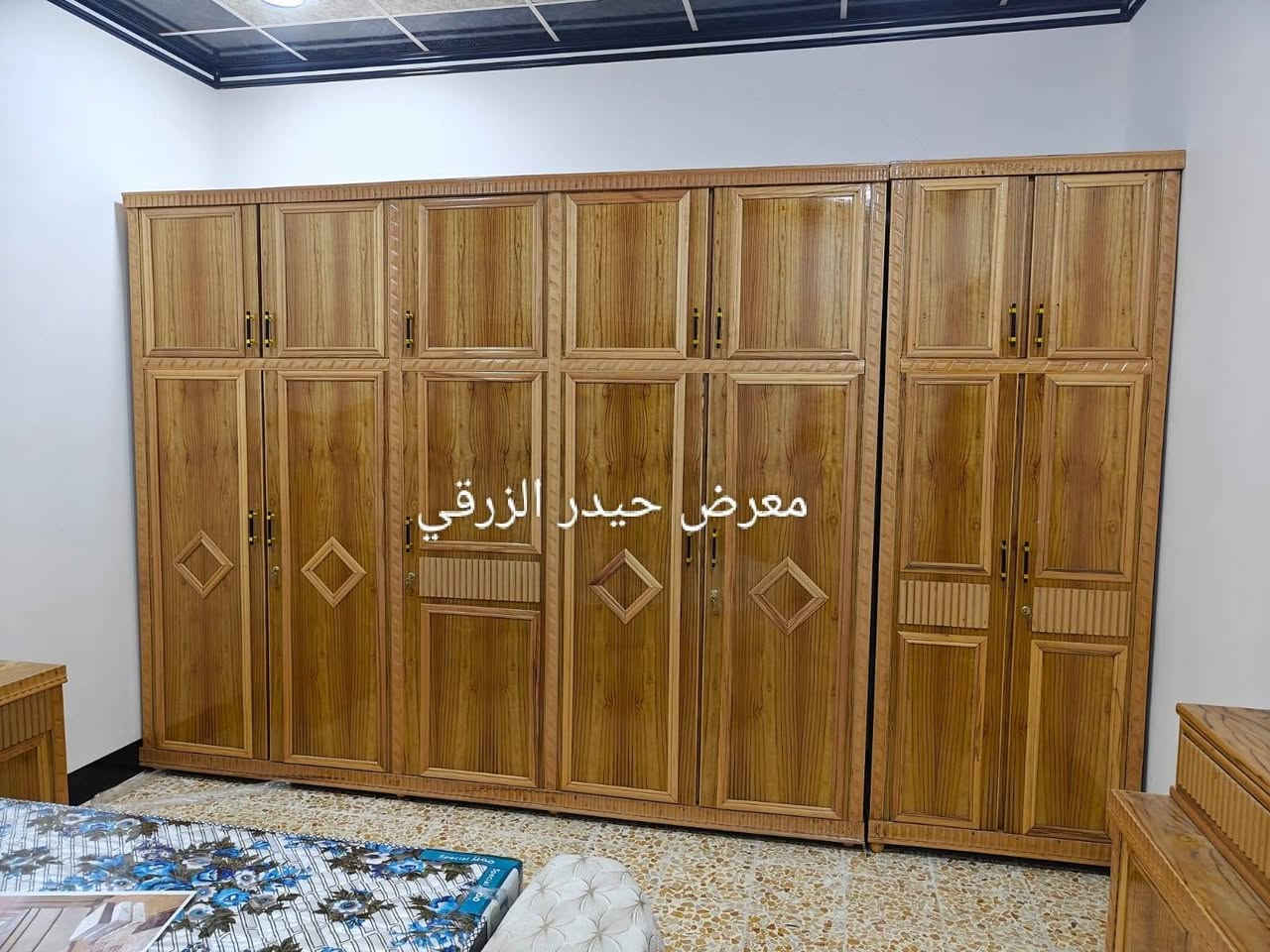 غرف نوم نقد و بالتقسيط على 18 شهر بدون مقدمة
خدمة استبدال الغرفة القديمة بغرفة جديدة مع الاتفاق على الفرق
العنوان الموصل الأيمن الصناعة القديمة اليابسات 
لمزيد من المعلومات التواصل على الرقم
*********** يوجد واتساب
المشمولين بالتقسيط جميع الموظفين والمتقاعدين وابطال الدفاع والداخلية على مصرف الرافدين
