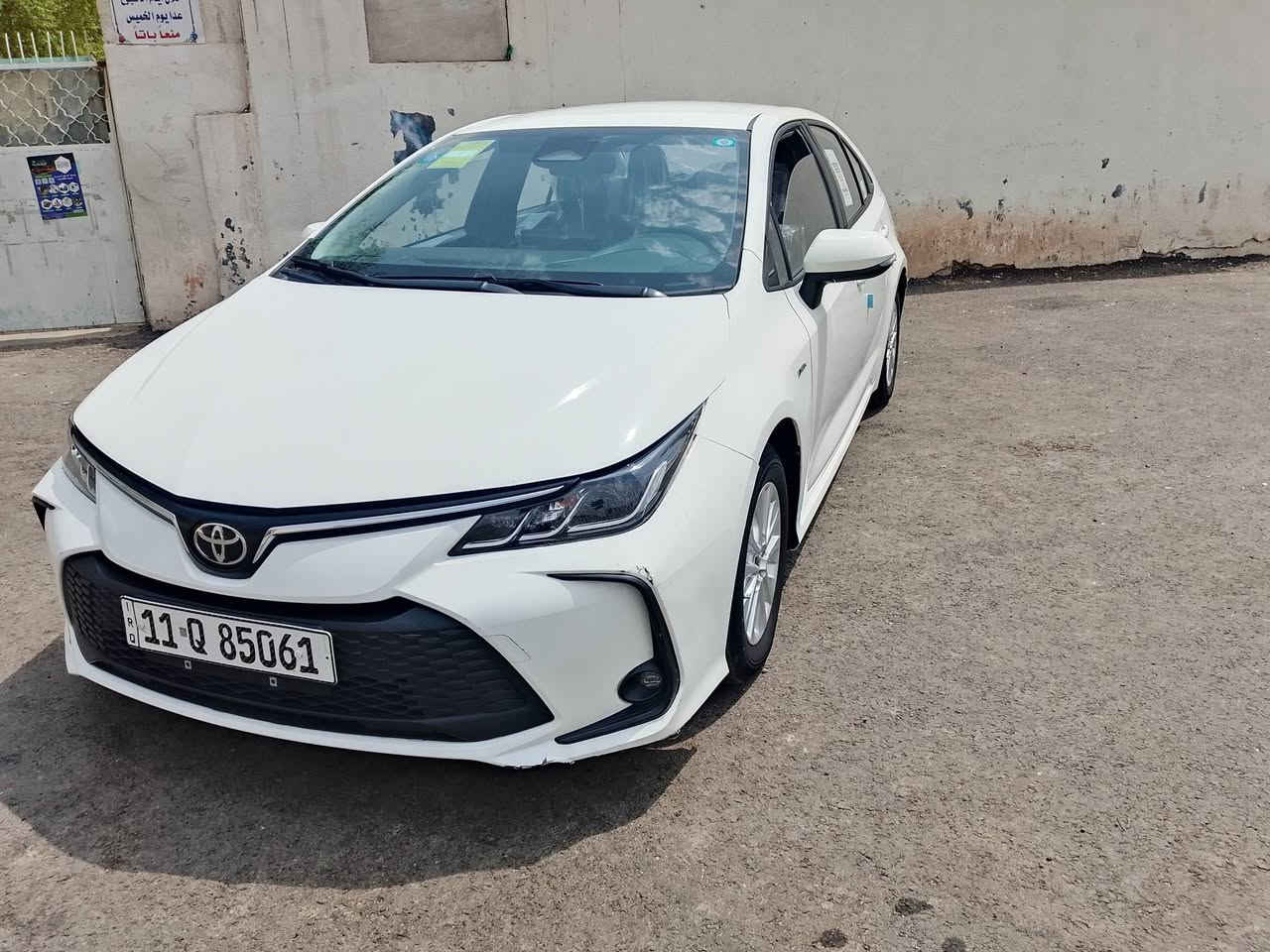 سلام عليكم من رخصت لادمن كورلة موديل 2024 هايربد سيارة جديدة بصمة تبريد قطعتين شاشة كامرة مواصفات معروفة مكينة 1800وكير زيرو تراي زيرو سبير مانازل سيارة جاهزة بسمي بيهة شبرين صبغ بقبق الجنطة بس والباقي مكفولة السعر 142 رقم الهاتف ***********مكان السيارة بغداد
