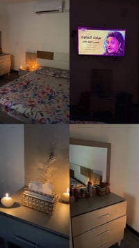 غرفه نوم للبيع متكون من 5 قطع  كنتور ٦ ابوب .جربايه نفرين .٢ كومدي . م...
