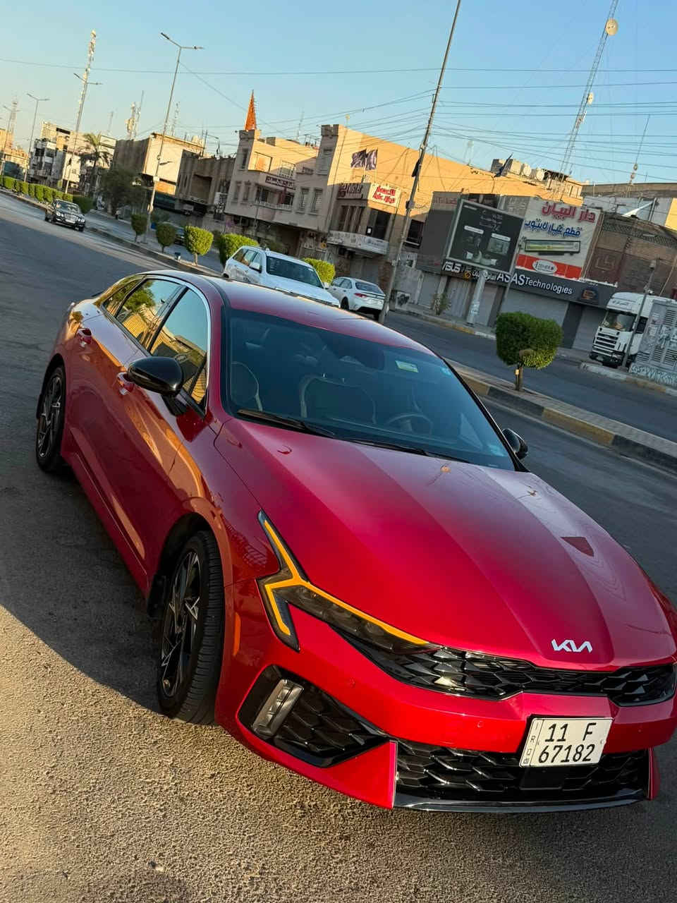 السلام عليكم k5 2026 gtline
الموديل 2026 
الممشىً 4700 يعني زيرو 
المواصفات فول عدا فتحه 
كشن كهرباء 
كشنات جلد لونين 
مودات تحكم قياده
هيتر كشنات
شاشه متصله كامله 
تبريد بيانو 
حساسات امامي خلفي 
لدات خلفيه 
ويل 18 تايرات شركه بيرلي 
الحادث بنيد فقط بدون دواخل لا شاصي ولا لغد
رصعات بل جنطه اثر تحميل معدله pdr 
سياره جديده معنى الكلمه 
السعر مناسب علق يجيك بلخاص 
مكان سياره بغداد 
***********
