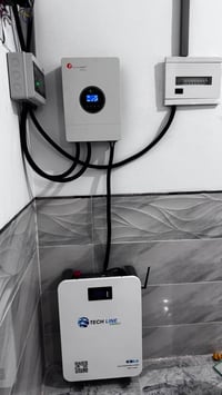 طاقة شمسية • نوگو ٦٣٠واط • بطارية TECH LIN