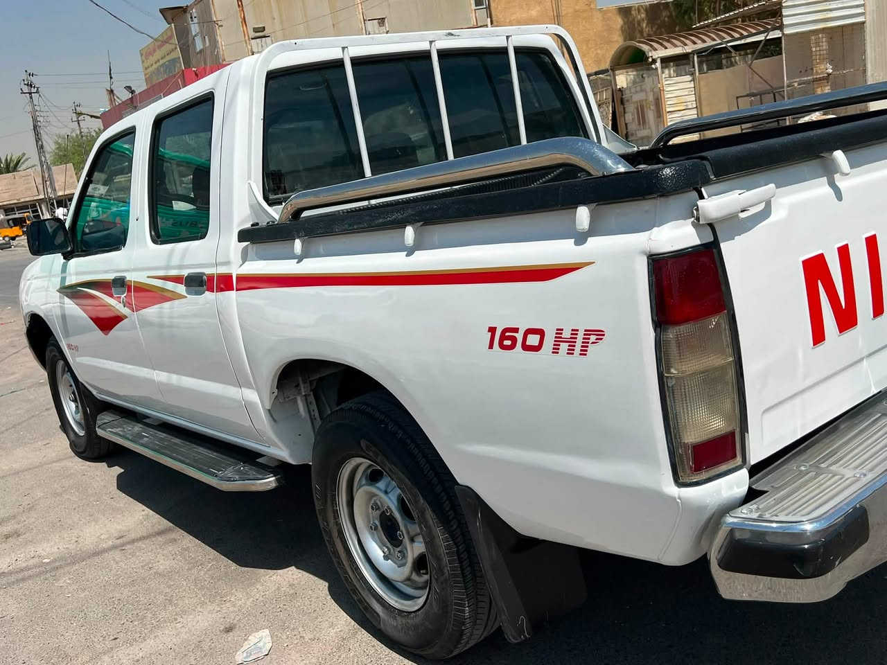 نيسان بيكب 2003
السيارة جاهزة ومكملة من كلشي وما تحتاج أي مصاريف

وهسة طالعة من التعمير 

 * المكينة والكير: مكفولات وبأفضل حالة

 * الحدادية : جديدة بالكامل

 * الإطارات: تخم تاير جديد

 * الدواخل : دوشمة جديدة ونظيفة جداً

*رقمها بغداد انگليزي وسنوية جديدة

 مصبوغة عام للجمالية فقط وبدون حوادث

السيارة جاهزة للعمل ومباشرة تنگر سلف وتمشي

مكانها : بغداد / ام الكبر والغزلان 

السعر ٧٥ $

للتواصل والاستفسار: ***********
