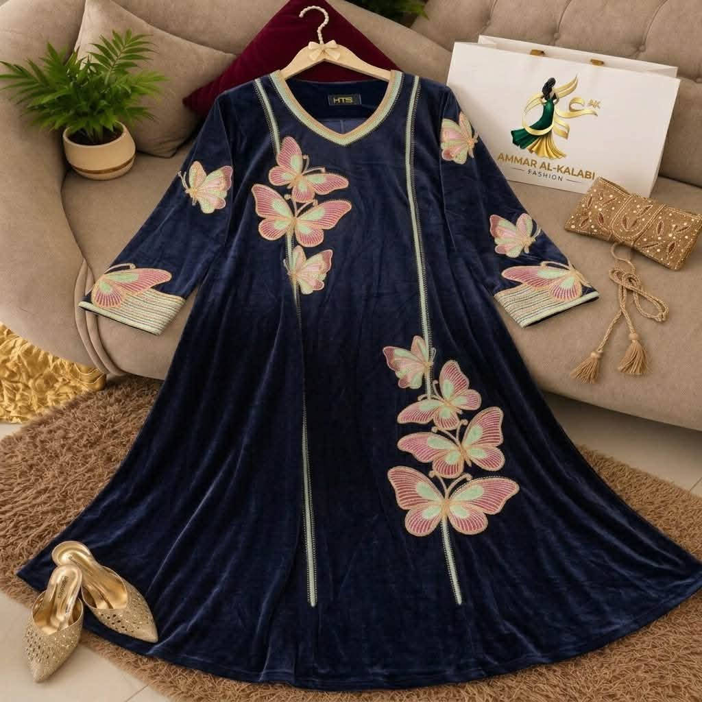 دشداشة • مخمل سوبر الماس • مقاسات L XL 2XL