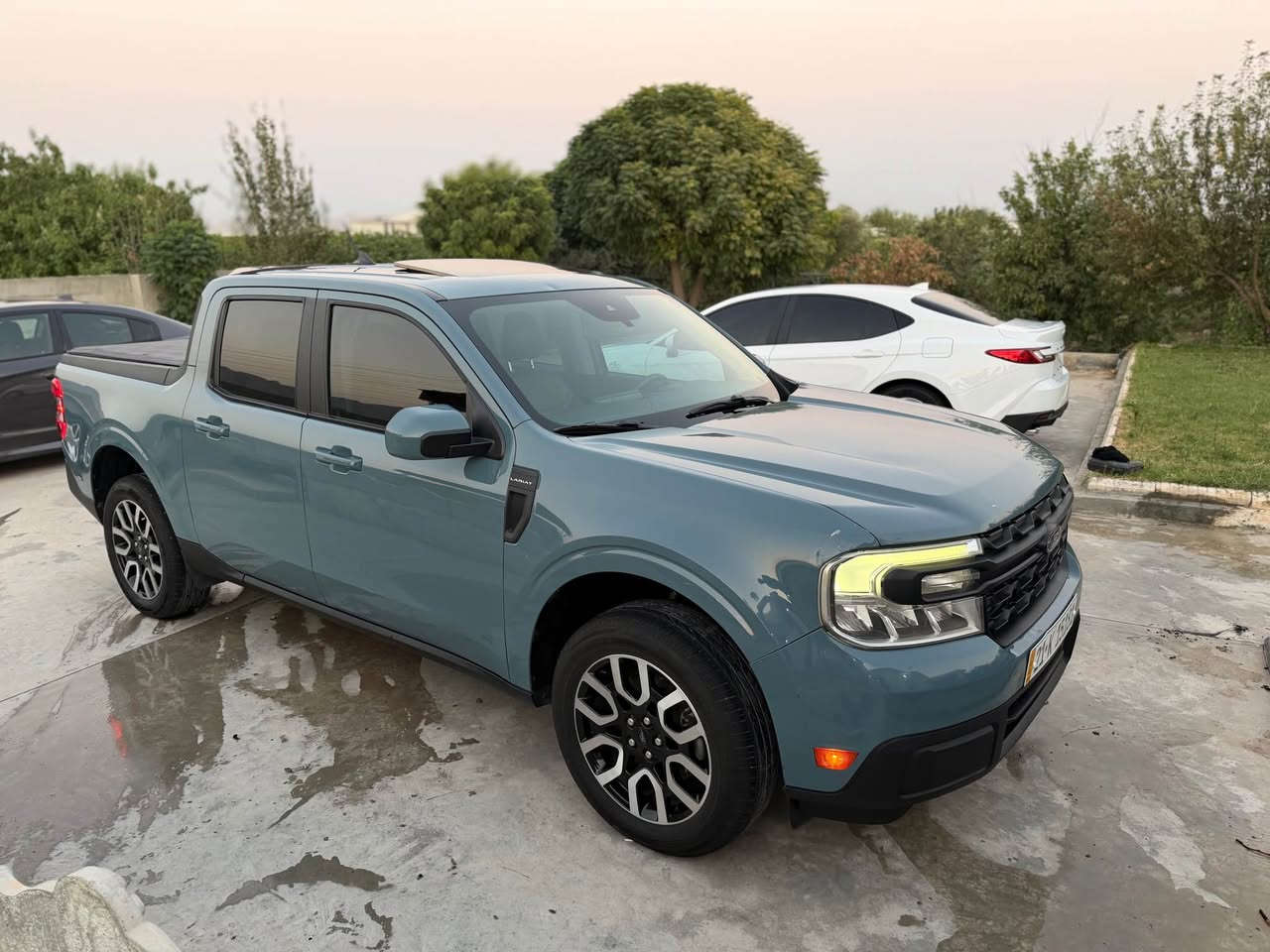 Ford Maverick 2022 Lariat 
سەیارەکە تەنها نیو بۆنیت بۆیاخ بیناوگرتن بە ئیرباگ بی تەحدیل بي شوخت سەیارەکە قەپات مواسەفاتە( بەسمە-سلایت-ناو قەیسی-کەوشن جلد-کوشن گەرم-شاشە گەورە-دە بل ئەکسل-سە ماعهboss-(هتد سەیارەکە بە ناوی خۆمە کامل سیرڤس کراوە ٤ تایەی لۆک لەسەر گیرو مەکینە کارەبای بەشەرت تەنها ٦٠ مایل رۆشتوە نرخ-١٩٣$ شتیک مەجال
***********
***********
Whatss app
Vaiber رانية, السليمانية
