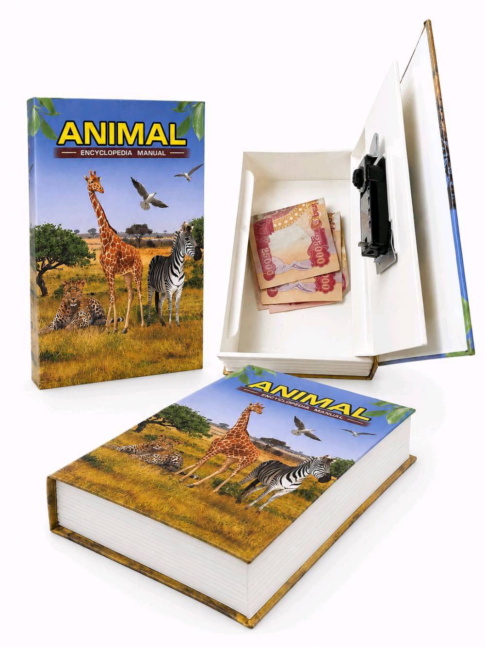 .كتاب سري على شكل موسوعة الحيوانات – خزنة ذكية لحفظ مقتنياتك بأمان


المميزات:

. تصميم واقعي على شكل كتاب موسوعة للحيوانات.

. مساحة تخزين سرية وآمنة داخل الكتاب.

. مناسب لحفظ النقود، الذهب، البطاقات، المفاتيح والمستندات الصغيرة.

. يندمج بسهولة مع الكتب على الرف دون لفت الانتباه.

. خفيف الوزن وسهل الحمل والتنقل.

. فكرة رائعة للاستخدام الشخصي أو كهدية مميزة.


احمِ مقتنياتك بذكاء… وخلي أغراضك الثمينة بمكان ما يتوقعه أحد! 🔐�