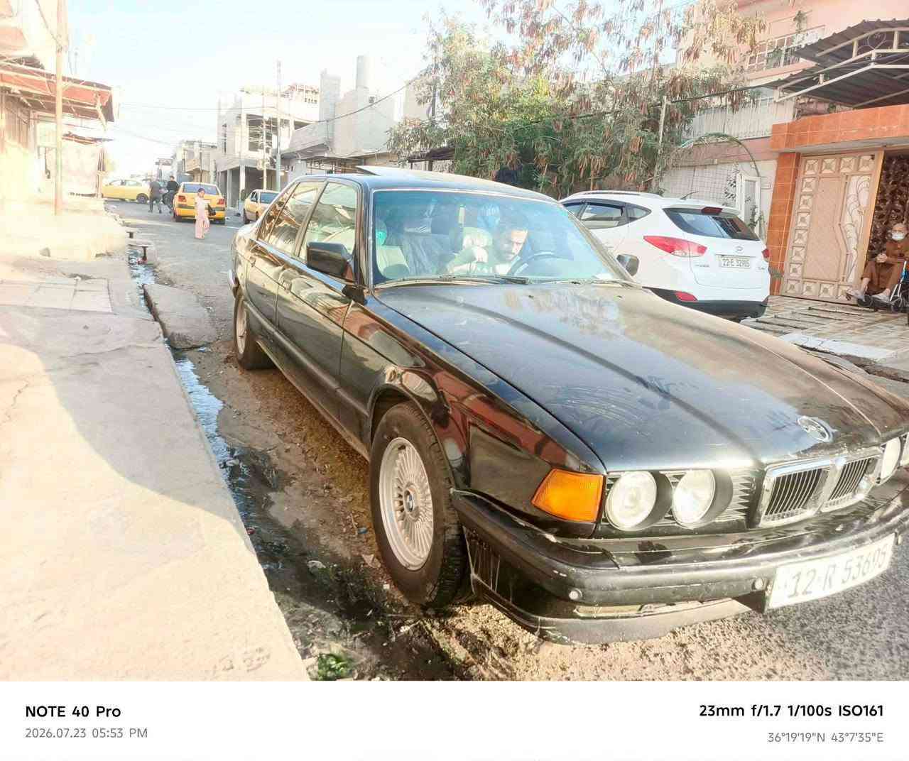 بي ام دبليو ٧٤٠ محرك ٨ سلندر
كير اوتوماتيك سلايت طخم جديد صبغ عام جماليه رقم نينوئ اجنبي شرط التحويل السعر ٥٧ وبيها مجال سياره فول مفولا محرك وكير شرط اتصل
***********
***********

نص مكتوب في الصور:
- NOTE 40 Pro
- 2026.07.23 05:53 PM
- 23mm f/1.7 1/200s ISO85
- 36°19'19"N 43°7'35"E
- NOTE 40 Pro 2026.07.23 05:53 PM 23mm f/1.7 1/258s ISO50 36°19'19"N 43°7'35"E
- 2026.07.23 05:55 PM
- 23mm f/1.7 1/100s ISO114
- 36°19'22"N 43°7'40"E
- NOTE 40 Pro 2026.07.23 05:55 PM 23mm f/1.7 1/100s ISO100 36°19'24"N 43°7'37"E
- 23mm f/1.7 1/100s ISO161
- 2026.07.23 05:54 PM