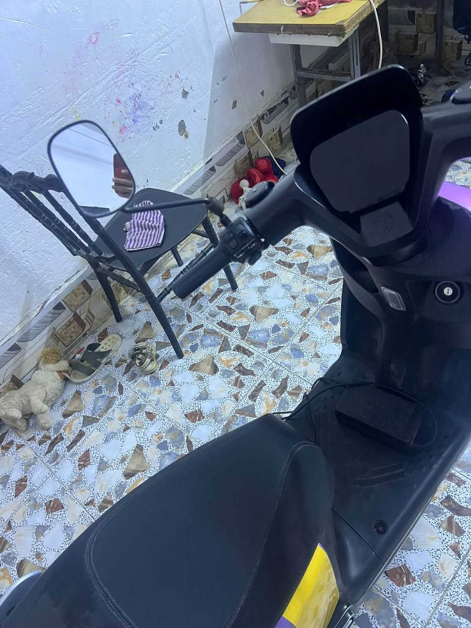 دراجه ريان لبيع دراجه مكفوله من بطاريات وشرط تفحص يلا تاخذ دراجه نضافه فول مكاني بغداد سبع البور السعر اب ٨٥٠ وبيه مجال حك الجيه  الرقم وتساب ***********
