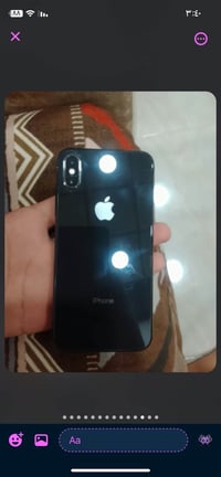 آيفون X • ٦٤ غ.ب. • بطارية ٧٧٪