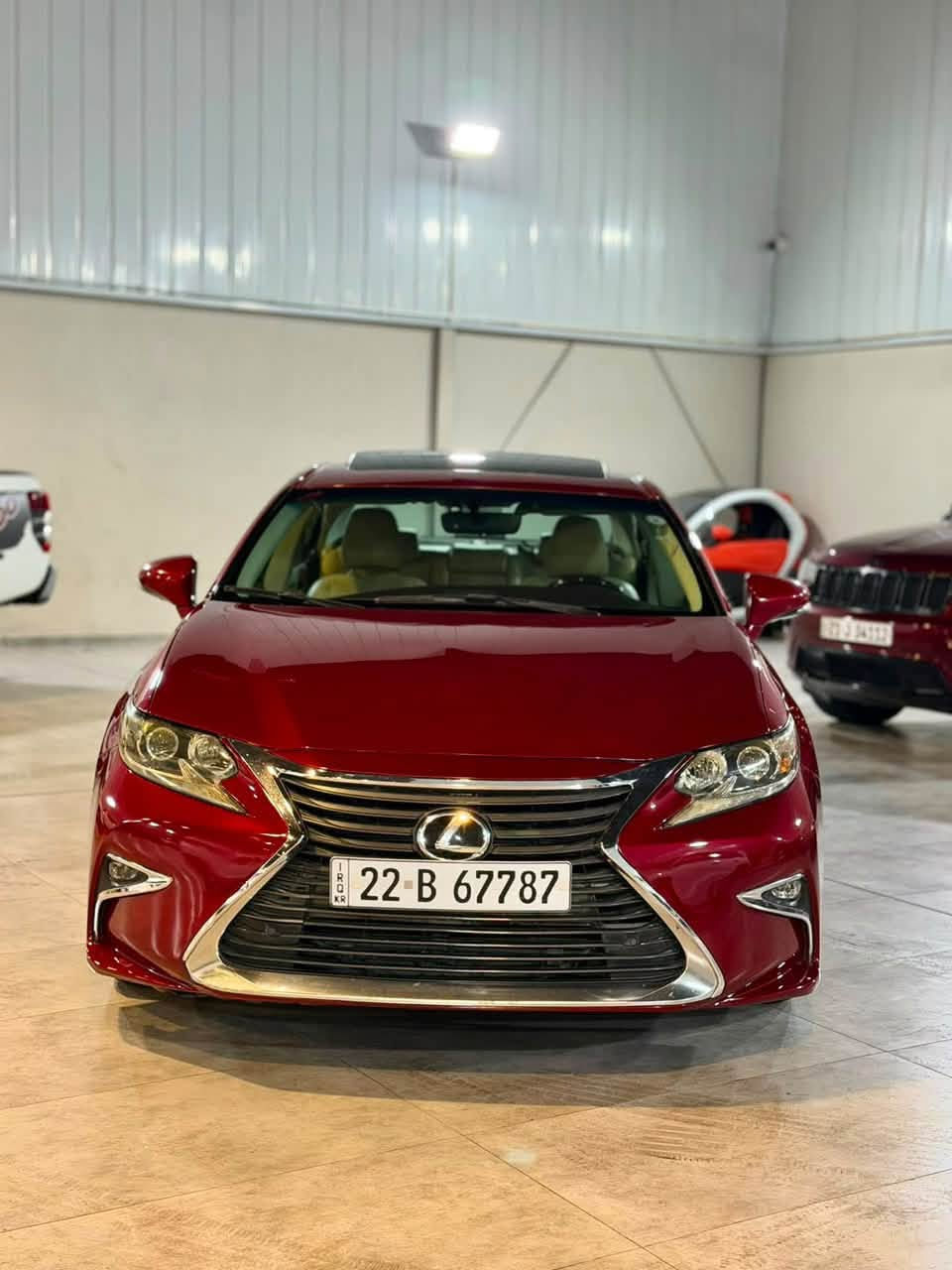 ﷽
LEXUS ES350 2016
◽️ليگزز ES 350 موديل 2016 فول مواصفات
🔹لون مميز ( ماروني ) 
        ~~~~~~~~~~~~~~~~~~~~~~~~~~~~~~~~~
مكان🌇: سليماني               
سعر💵: 158$🔐
 ☎️موبايل / ***********
       ***********
        ~~~~~~~~~~~~~~~~~~~~~~~~~~~~~~~~~
◽️محرك V6 3.5L سته سلندر
🔹گير و محرك بشرط مامفتوح ✅
بدون صوت بدون صرف و خلل بشرط فحص
🔹ماشيه 80 الف حقيقي📦✅

▫️بيها {{ بنيد و نص قبغ جنتة صبوغ }} بدون داخل❌
🔹سيارة جديد حيل حيلوة نضيفة📦

◽️مواصفات
{{ بصمة - فتحة - داخل بيجي و قهواي  - رادار أمامي و جانبي   - كشنات جلد - كشن تتفيىة و تبريد - كشن و ستيرن كهربا - كشن خزن  - شاشة - ماوص - تبريد مركزي - نيزامي أيكو - نيزامي سبورت - لايت ليدو زينون - مراي شفت - ڤوليوم - بلاجكتور - بعد هواي مواصفات }}

◽️اربع تاير و ويل بيلادي جديد بدون مصروف
🔹نظافه ١٠٠٪؜ كامل سيرفس بدون نقص و بدون مصرف
🔹بسميً السنويه بشرط تحويل و خرامه
🔹سنوي و رقم و هزة كلها جديد
سياره مابيها دينار مصرف كامل من كل نواحي

نفسي يوم /تحويل و كاله حاظر
مكان / داخل سليمانيه🌆
        ~~~~~~~~~~~~~~~~~~~~~~~~~~~~~~~~~
