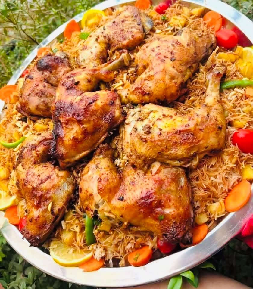 برياني دجاج • دجاج ذبح • تمن بسمتي