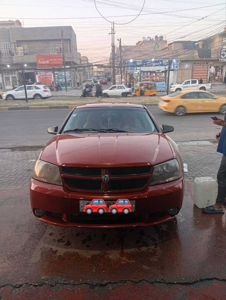 سلام عليكم سيارة نوع دوج افنجر مديل8 محرك 2400مصبوغة حزام للجمالية سيارة كاملة مكملة تخم تاير جديد ويالة تخم جديد دوشمة كاملة سيارة حلوة تخبل تحويل ثاني يوم مكان سيارة بغداد المدينة  الرقم***********اخوكم مكلف بنشر
