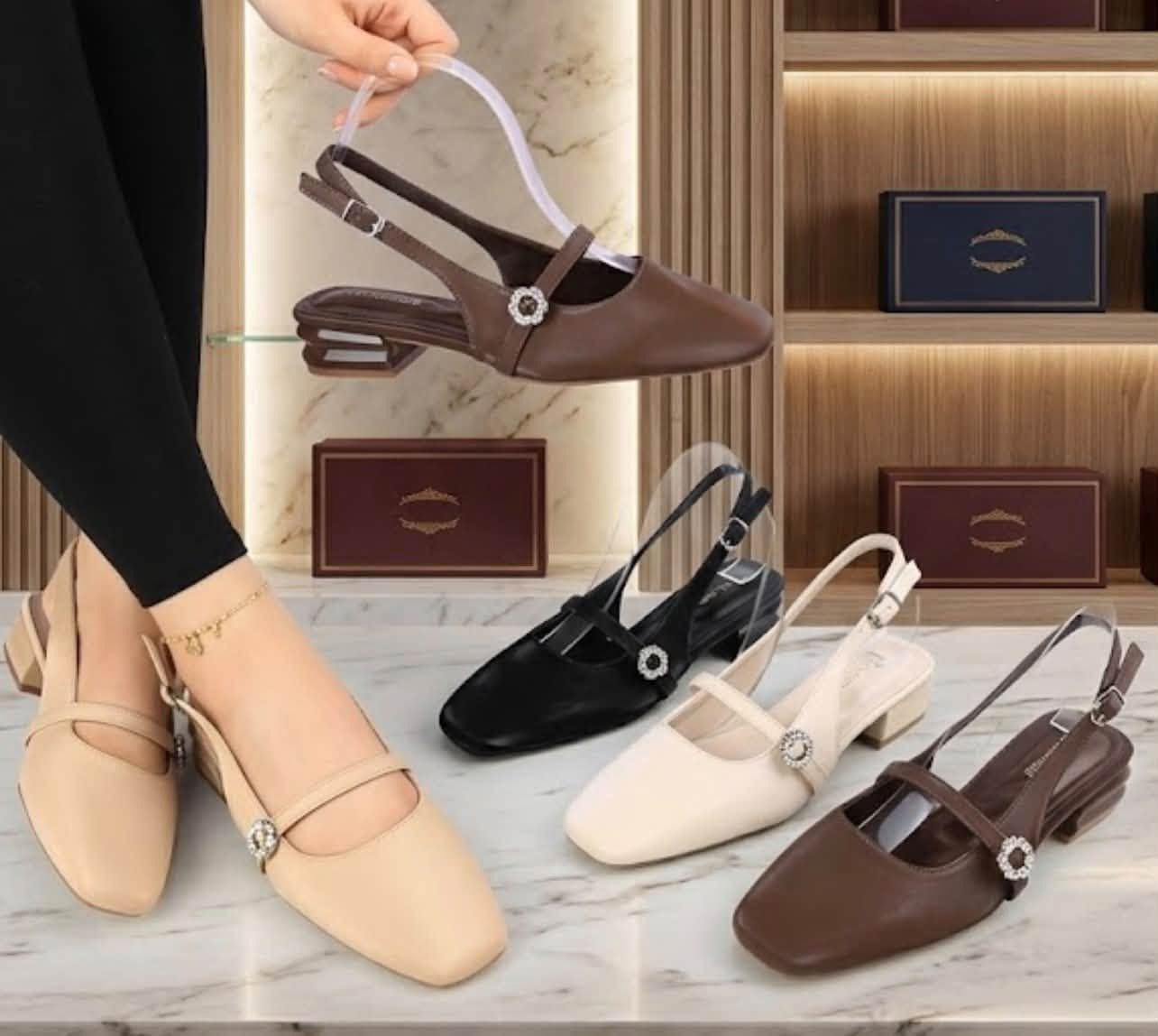 جملة الريان توفر لكم حذاء كعب نسائي جملة فقط للاستفسار *********** واتساب
