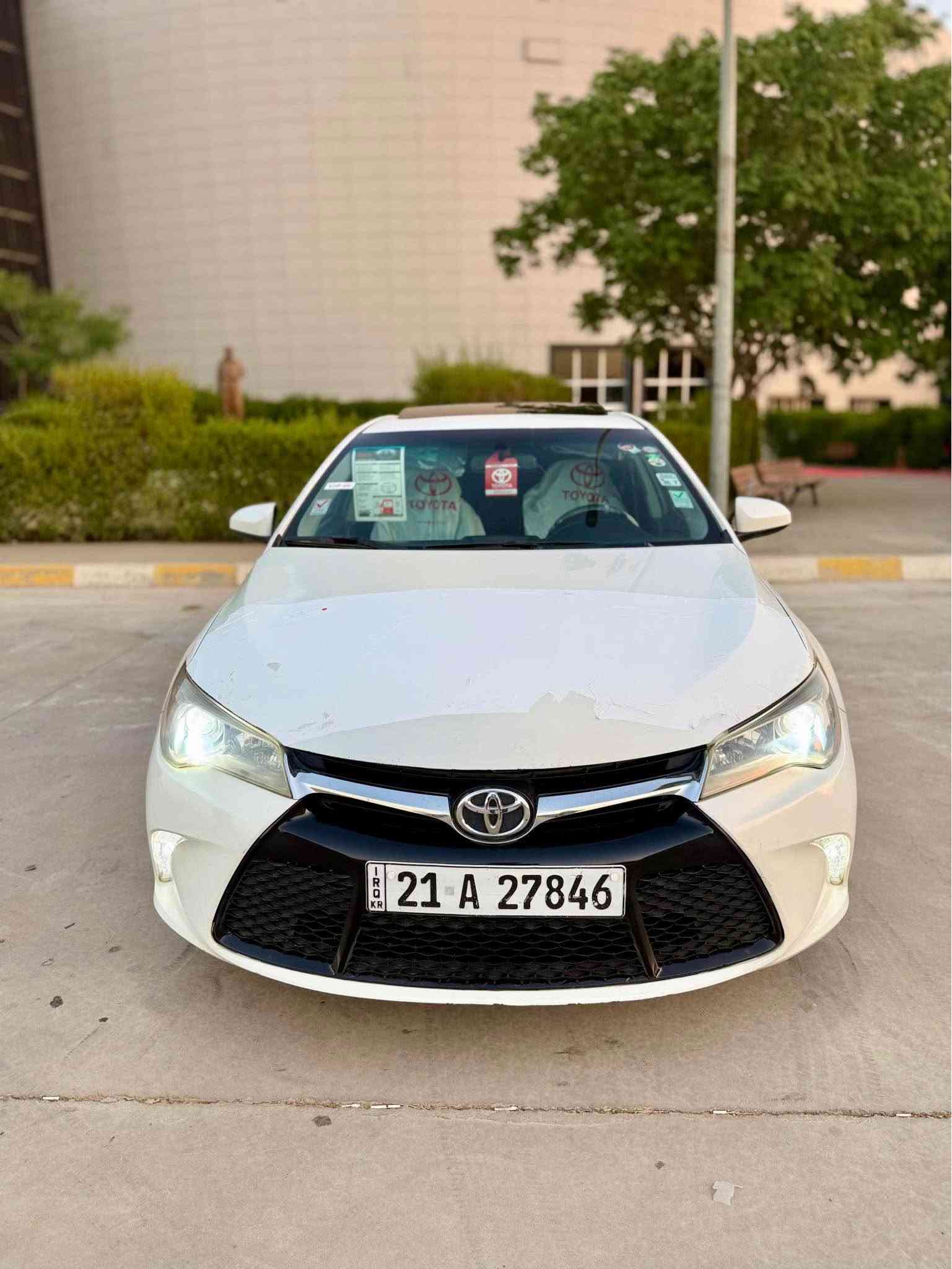 🚘 Toyota Camry 2017 SE Plus

🔹 تويوتا كامري 2017 SE Plus فوفول مواصفات، لون أبيض صدفی
🔹 سيارة جميلة جداً ونظيفة
🔹 صبغ قطعة واحدة فقط
🔹 ماشية 128 ألف 
🔹 سنوية وهزە جديد، ب اسمی تحول ثانی یوم

المواصفات:
🔹 بصمة
🔹 سلايد
🔹 شاحن وايرلس
🔹 مقاعد جلد وكهرباء
🔹 يدة بصمة
🔹 گير عادي أوتوماتيك
🔹 شاشة كبيرة
🔹 تحكم فوليم بالمقود
🔹 ليتات زينون
🔹 گير ومكينة وتايرات أمامية بحالة ممتازة

📍 العنوان: كركوك
💰 السعر: 163 ورقة بی مجال

📞 للاتصال: ***********
📱 WhatsApp: ***********

🚘 Toyota Camry 2017 SE Plus

🔹 تۆیۆتا کامری ٢٠١٧ SE Plus فول فول مواسەفات سپی سەدەفی 
🔹 سەیارەیەکی زۆر جوان و پاک و خاوێن
🔹 تەنها یەک پارچە بۆیاخە
🔹 ١٢٨ هەزار ڕۆشتووە
🔹 سەنەوی و هەزەی تازەیە، بە ناوی خۆمەوەیە

مواسەفات:
🔹 بەسمە
🔹 سڵاید
🔹 وایەر جارج
🔹 کورسی جلد و کارەبا
🔹 یەدە بەسمە
🔹 گێری عادی ئۆتۆماتیک
🔹 شاشەی گەورە
🔹 سوکان ڤۆلیۆم
🔹 لایتی زینۆن
🔹 گێری مەکینە و تاخم پێش بەشەرت

📍 ناونیشان: کەرکوک
💰 نرخ: ١٦٣ وەرەقە و  مەجال

📞 پەیوەندی: ***********
📱 WhatsApp: *********** كركوك, العراق
