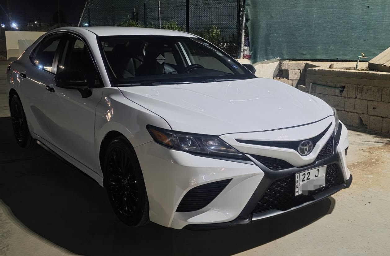 TOYOTA CAMRY 2019se
سەیارەیەکی زۆر زۆر جوانە و بێ کێشەیە
گێر و مەکینە و تەقە و رەقە بە شەرتە و یەک دیناری مەسرەف نیە 
یەک پارچە سبوخە
دوو پەڵەی پی دی ئاڕی هەیە 
سەنەوی بەناوی خۆمە 
شوێن هەولێر 
٩٦٠٠٠مایل ڕۆیشتیە 
نرخی ١٧٧  $ وەرەقە 
وەتساپ و رەقەم : 
***********
ئەوەش رەقەم شانسیە
4T1B11HKXKU742222 أربيل, العراق
