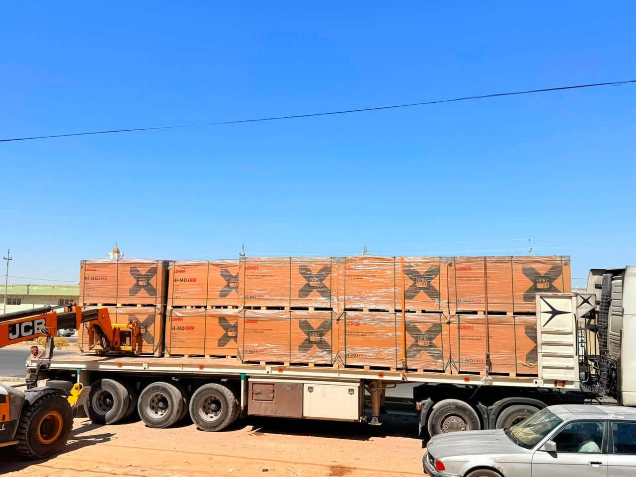 ☀️ بفضل الله تم وصول ألواح LONGi 645 واط ⚡
💰 بس بـ 166 ألف دينار!

🔆 كفاءة عالية وأداء ممتاز
📦 متوفرة الآن وبكمية محدودة

📍 معرض النور – صلاح الدين / بيجي
📌 مقابل جامع الشهيد 2، قرب مطعم الزيتون

📞 ***********
📞 ***********

