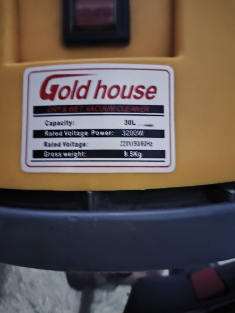 Gold House • شفط جاف ورطب • ٣٠لتر